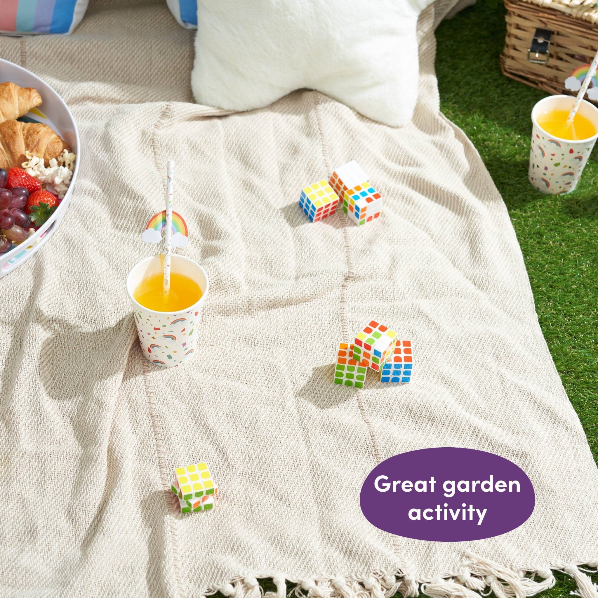 12 Mini Puzzle Speed Cube Fidget Toys, 3x3 - 3cm - Enchanted Toys