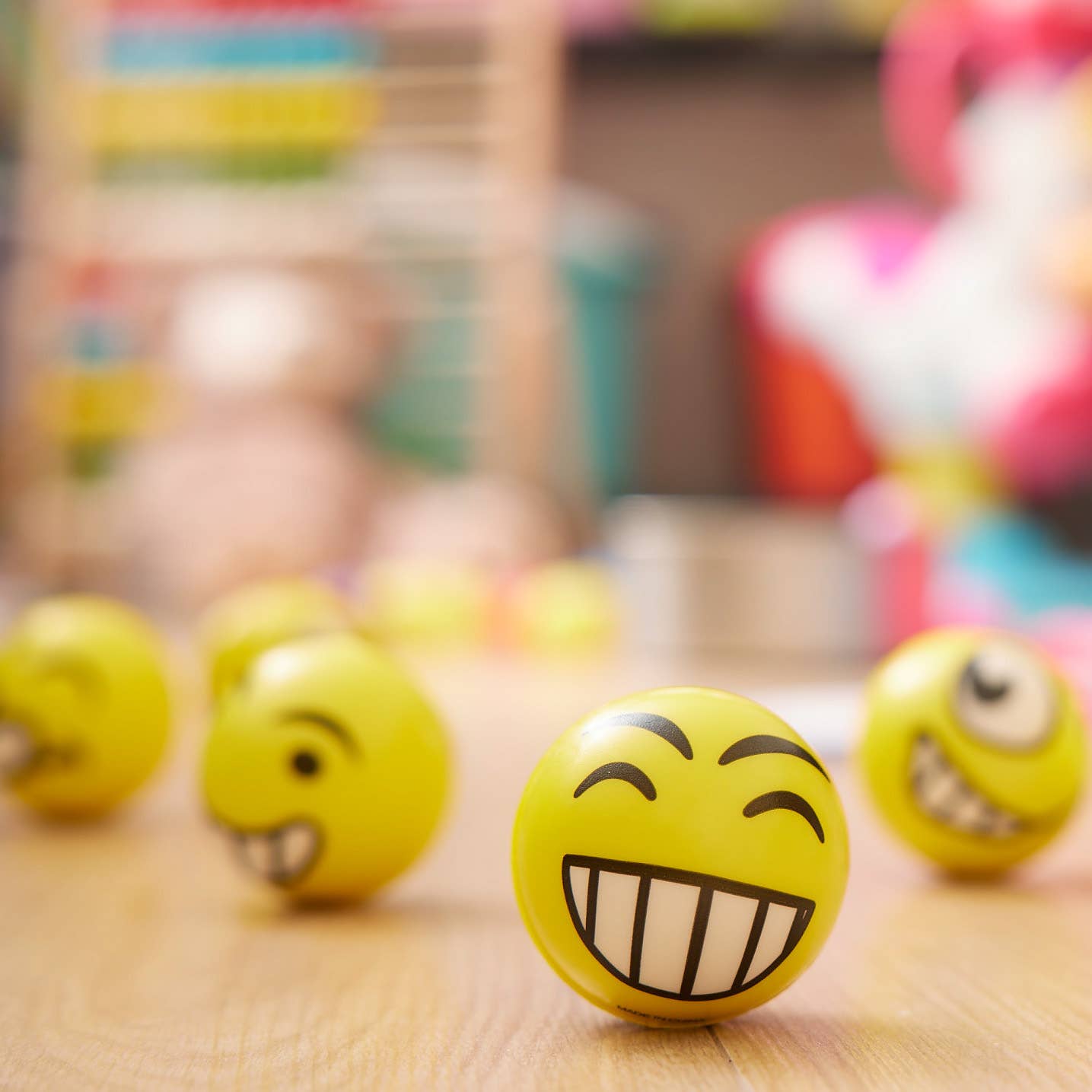 24 Emoji Sensory Squeeze Balls - Enchanted Toys