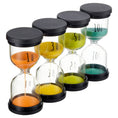 Load image into Gallery viewer, 4 Set Hourglass Sand Clock, Kitchen Accessory Perfect - Enchanted Toys