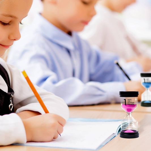 4 Set Hourglass Sand Clock, Kitchen Accessory Perfect - Enchanted Toys