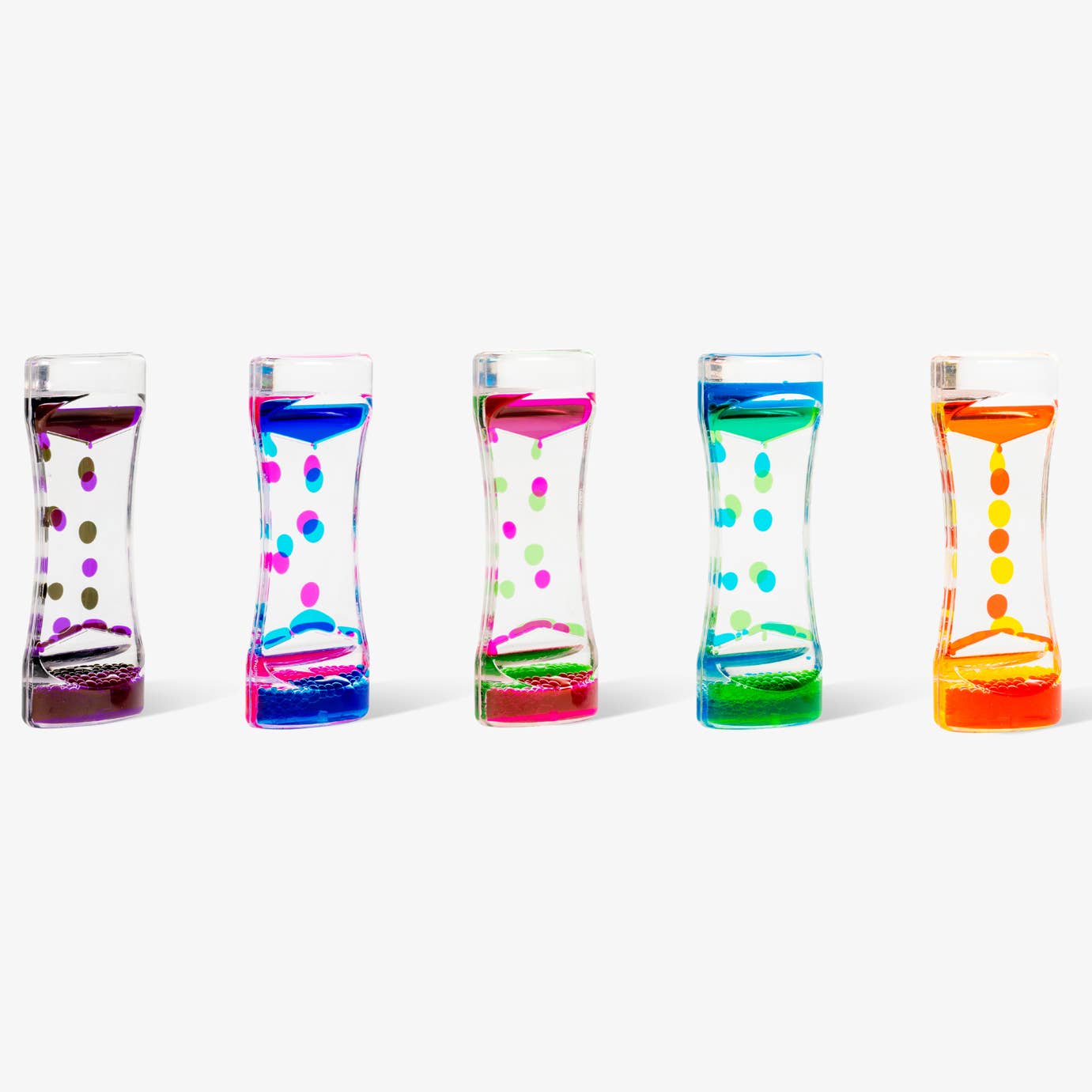 5 Sensory Liquid Motion Toy Timers - Enchanted Toys