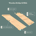 Load image into Gallery viewer, Active Tots Wooden Bridge & Slide FSC - Enchanted Toys