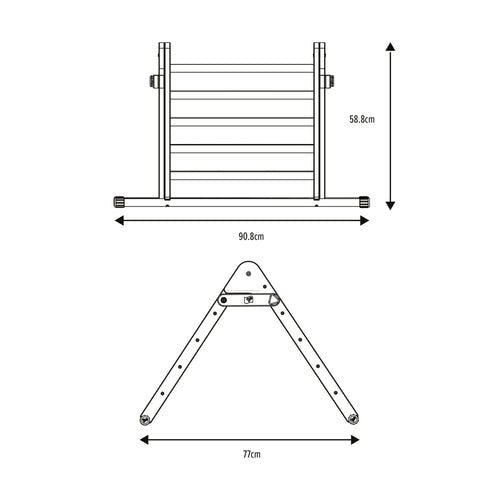 Active Tots Wooden Climbing Triangle FSC - Enchanted Toys