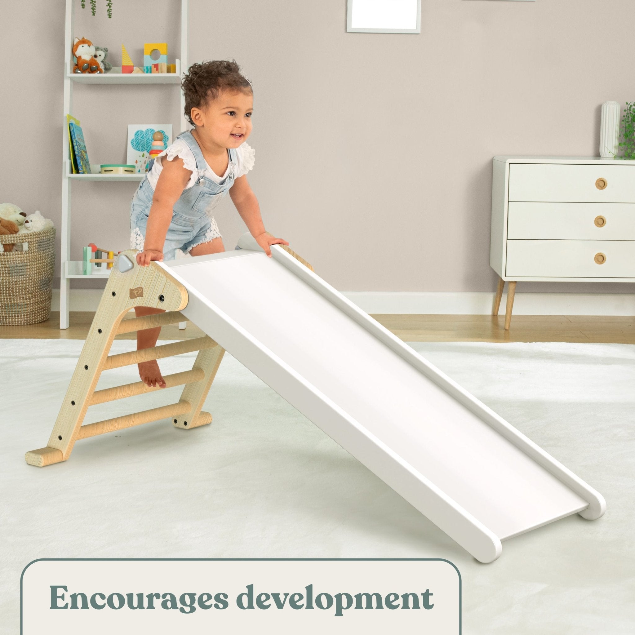 Active Tots Wooden Slide FSC - Enchanted Toys