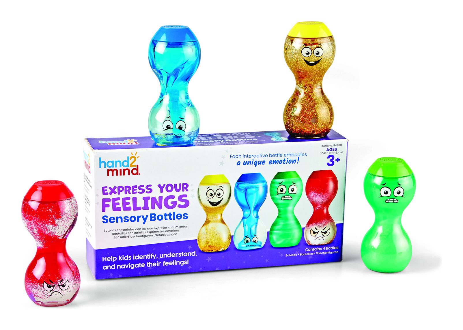 Express Your Feelings Sensory Bottles - Enchanted Toys