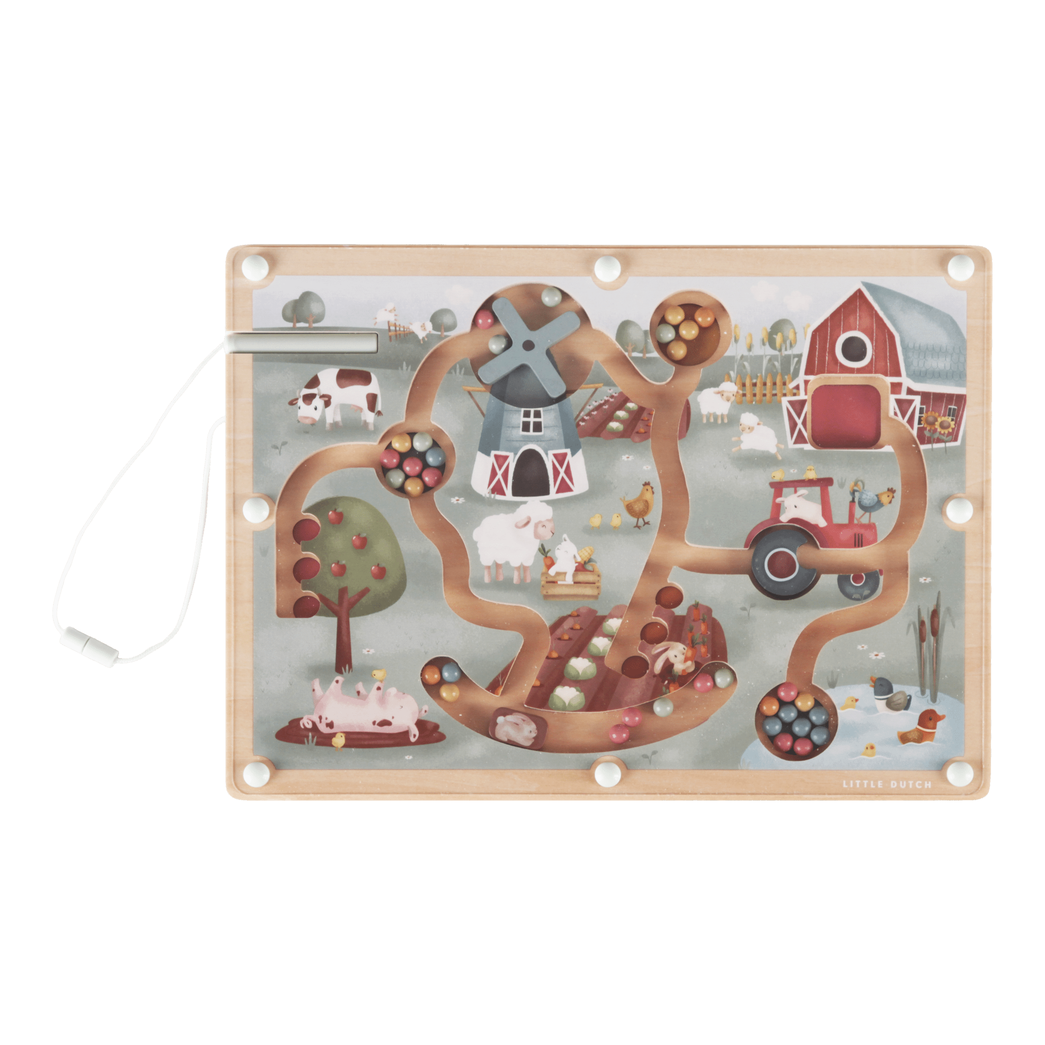 Magnetic Labyrinth Little Farm FSC - Enchanted Toys