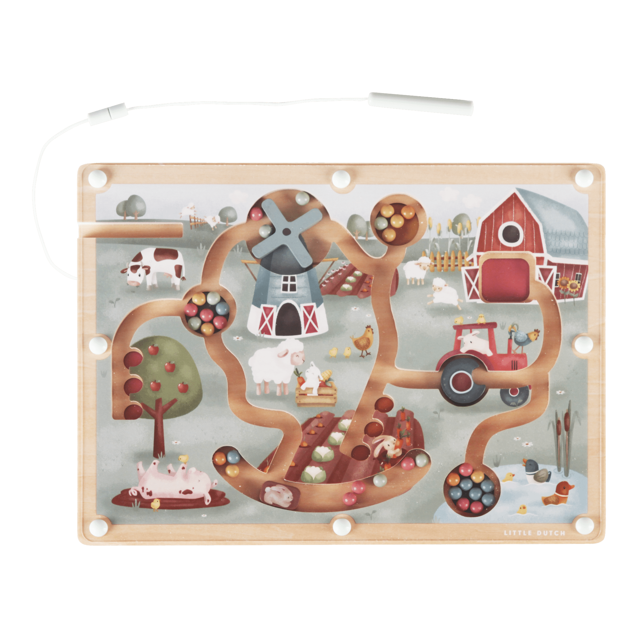 Magnetic Labyrinth Little Farm FSC - Enchanted Toys