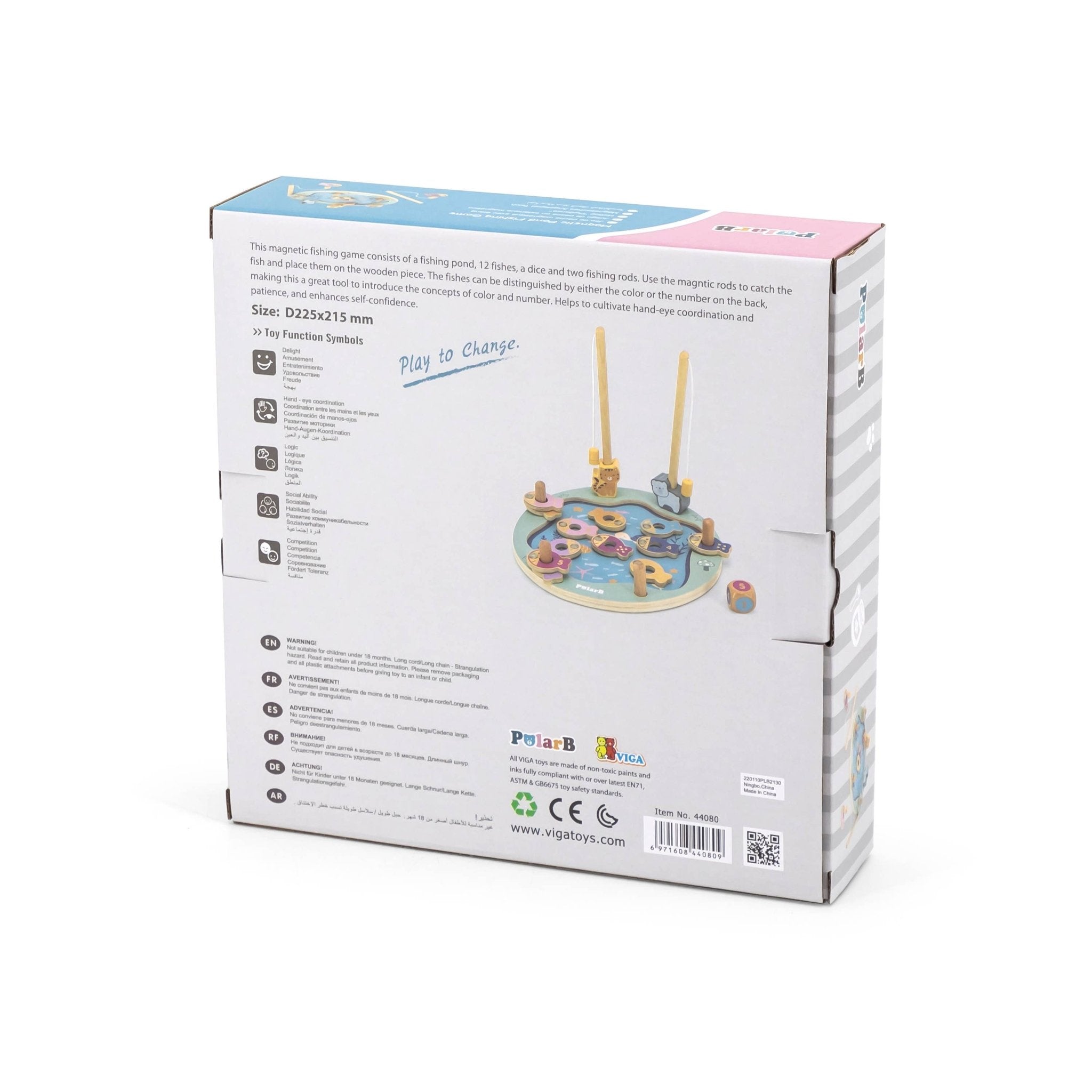 Magnetic Pond Fishing Game - Enchanted Toys