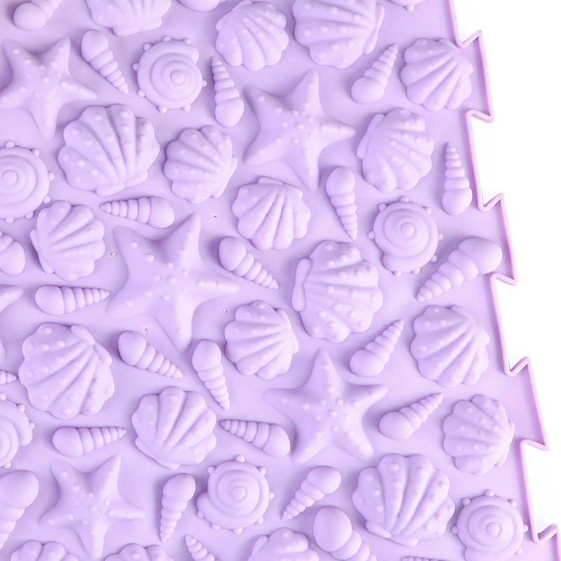 Massage Puzzle Floor Tile - Pastel Colours - Enchanted Toys