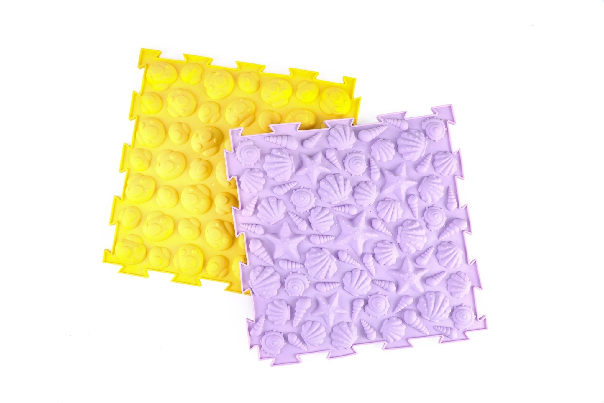 Massage Puzzle Floor Tile - Pastel Colours - Enchanted Toys