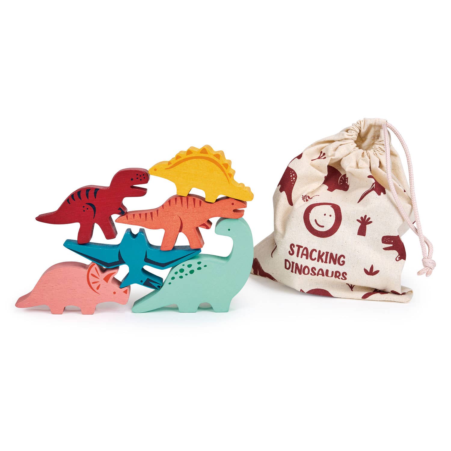 Mentari Happy Stacking Dinosaurs - Enchanted Toys