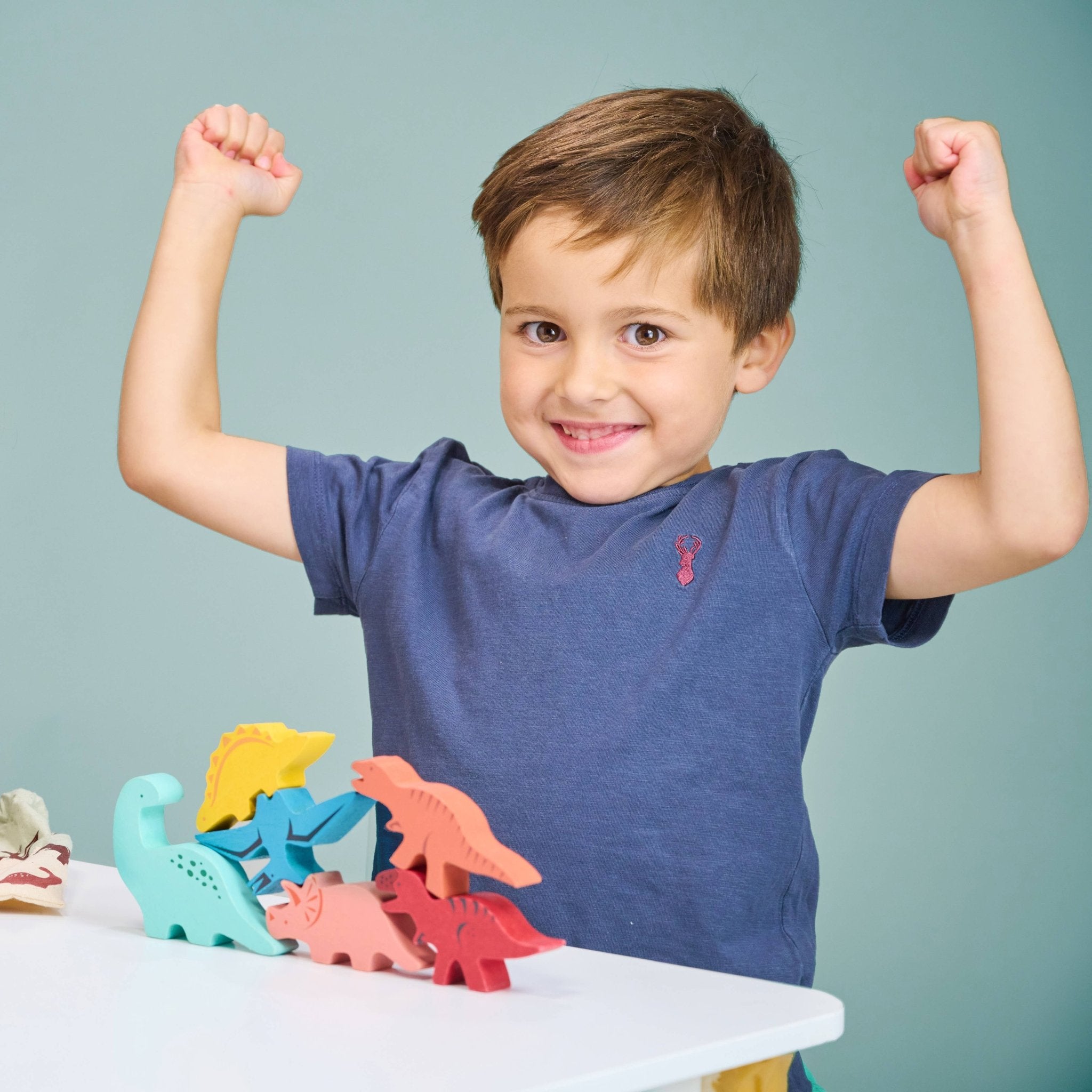 Mentari Happy Stacking Dinosaurs - Enchanted Toys