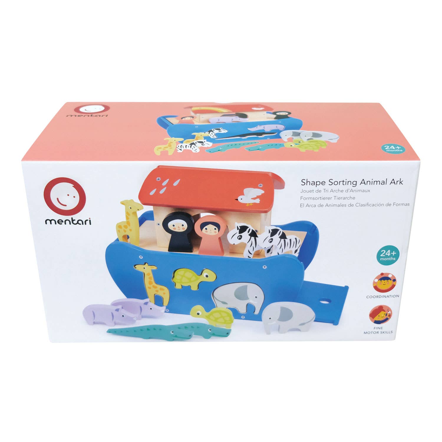 Mentari Shape Sorting Animal Ark - Enchanted Toys