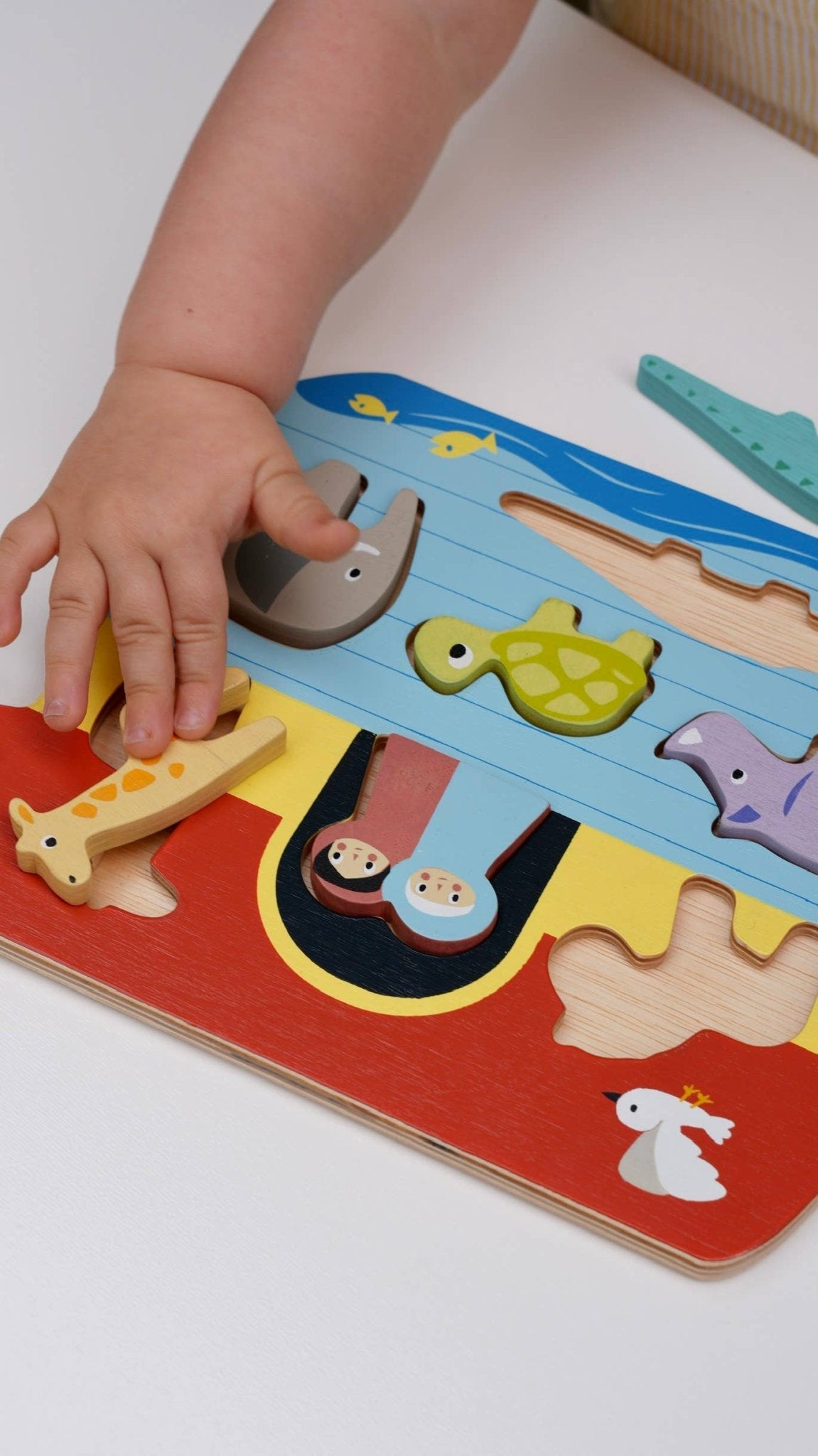 Mentari Shape Sorting Ark Tray - Enchanted Toys