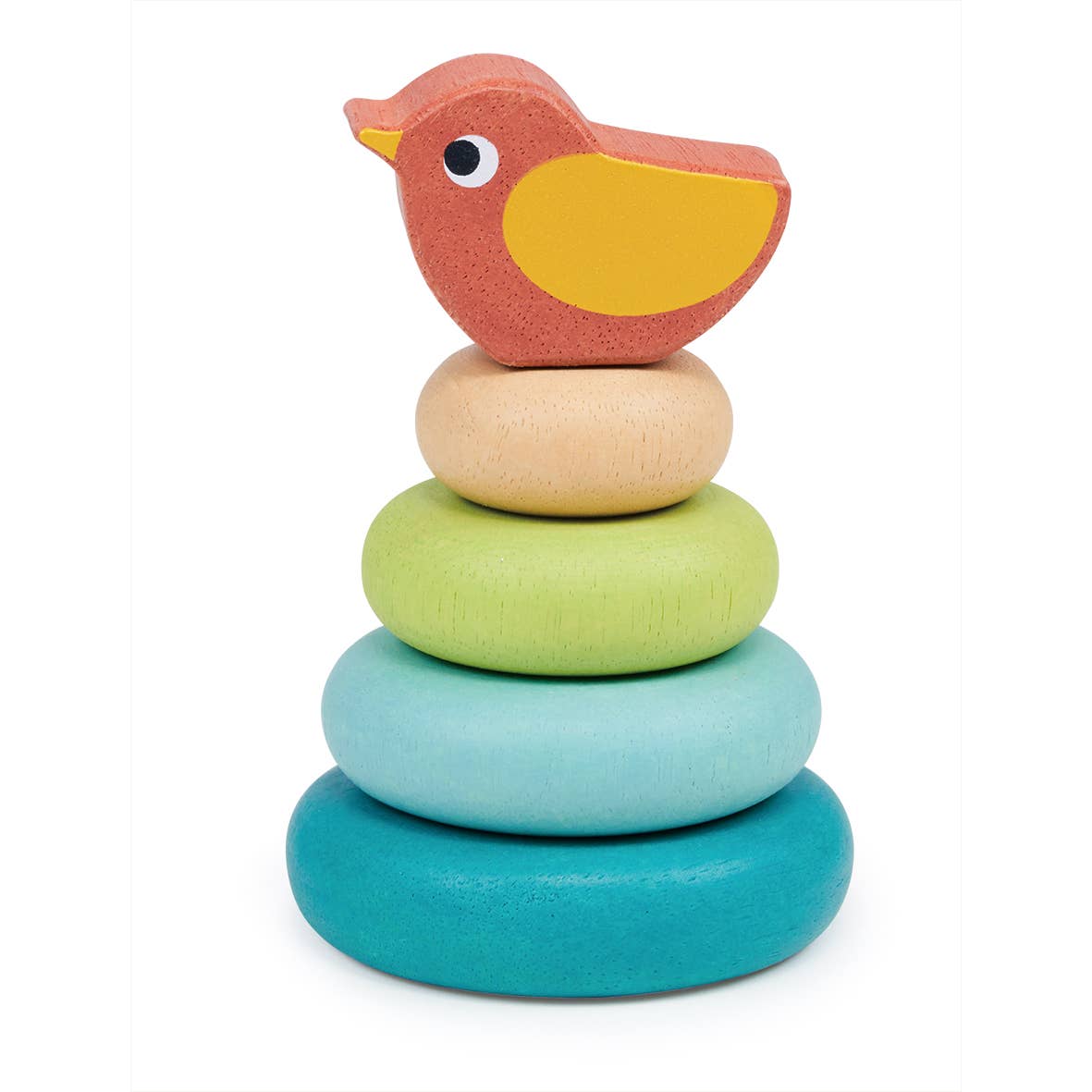 Mentari Stacking Tree With Bird - Enchanted Toys