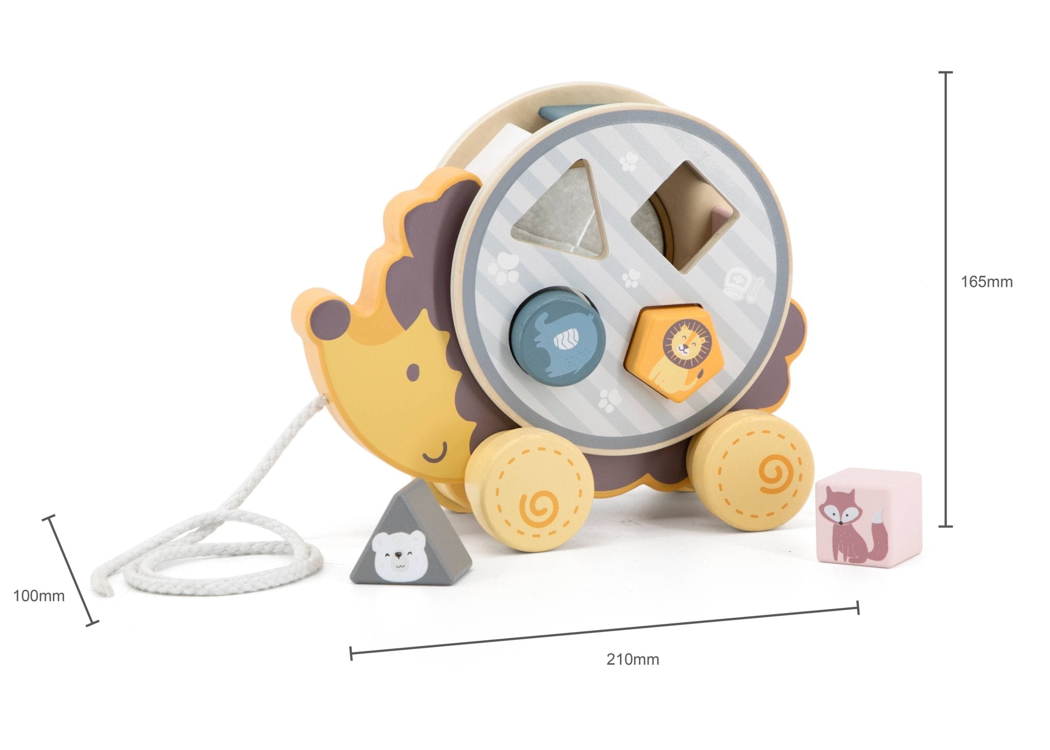 PolarB Hedgehog with Sorting Wheel - Enchanted Toys