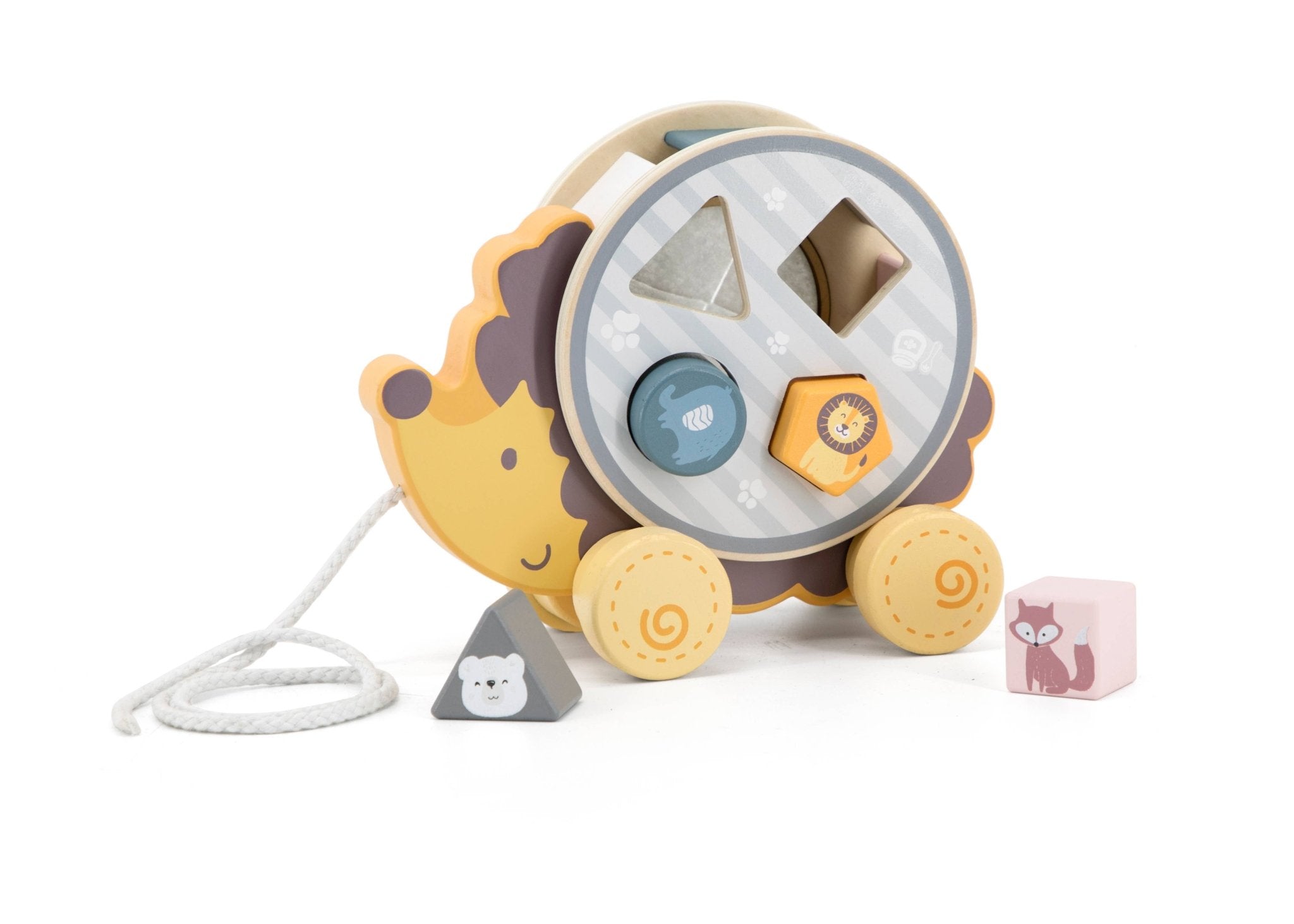 PolarB Hedgehog with Sorting Wheel - Enchanted Toys