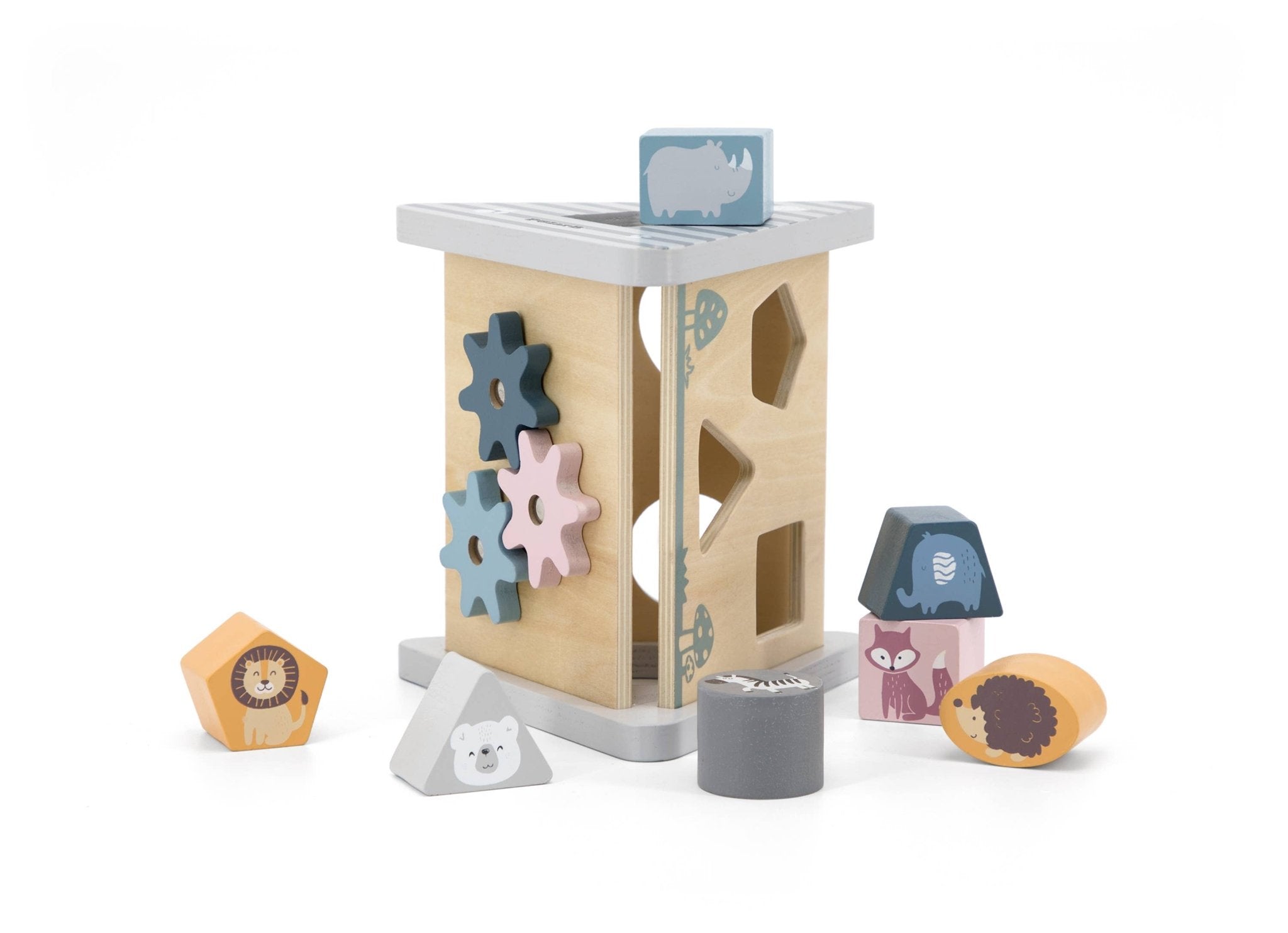 PolarB Shape & Sorter Gear House - Enchanted Toys