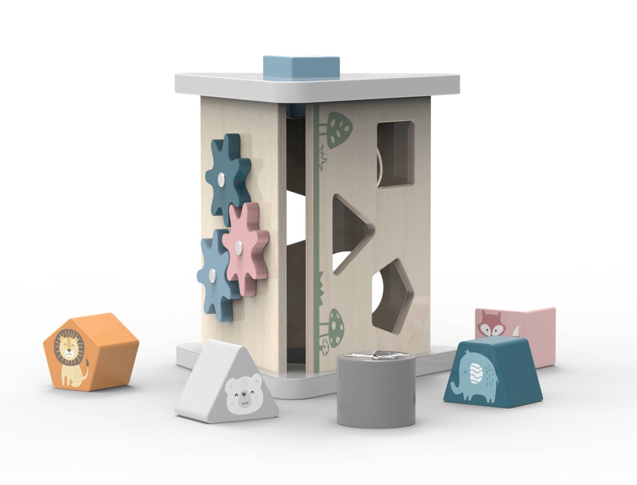 PolarB Shape & Sorter Gear House - Enchanted Toys