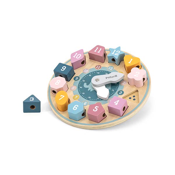 PolarB Shape Sorting Clock - Enchanted Toys
