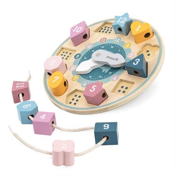 PolarB Shape Sorting Clock - Enchanted Toys