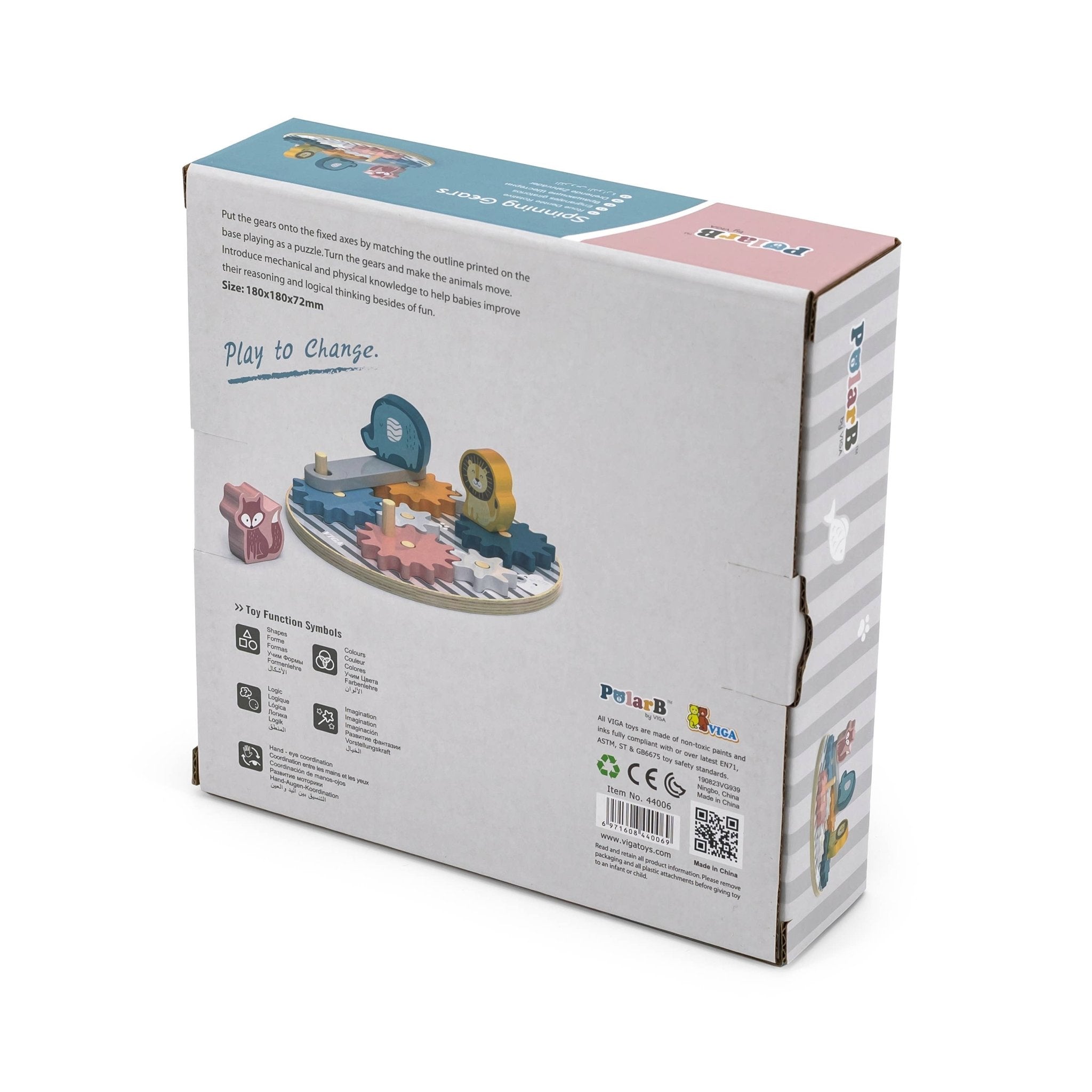 PolarB Spinning Gears - Animals - Enchanted Toys