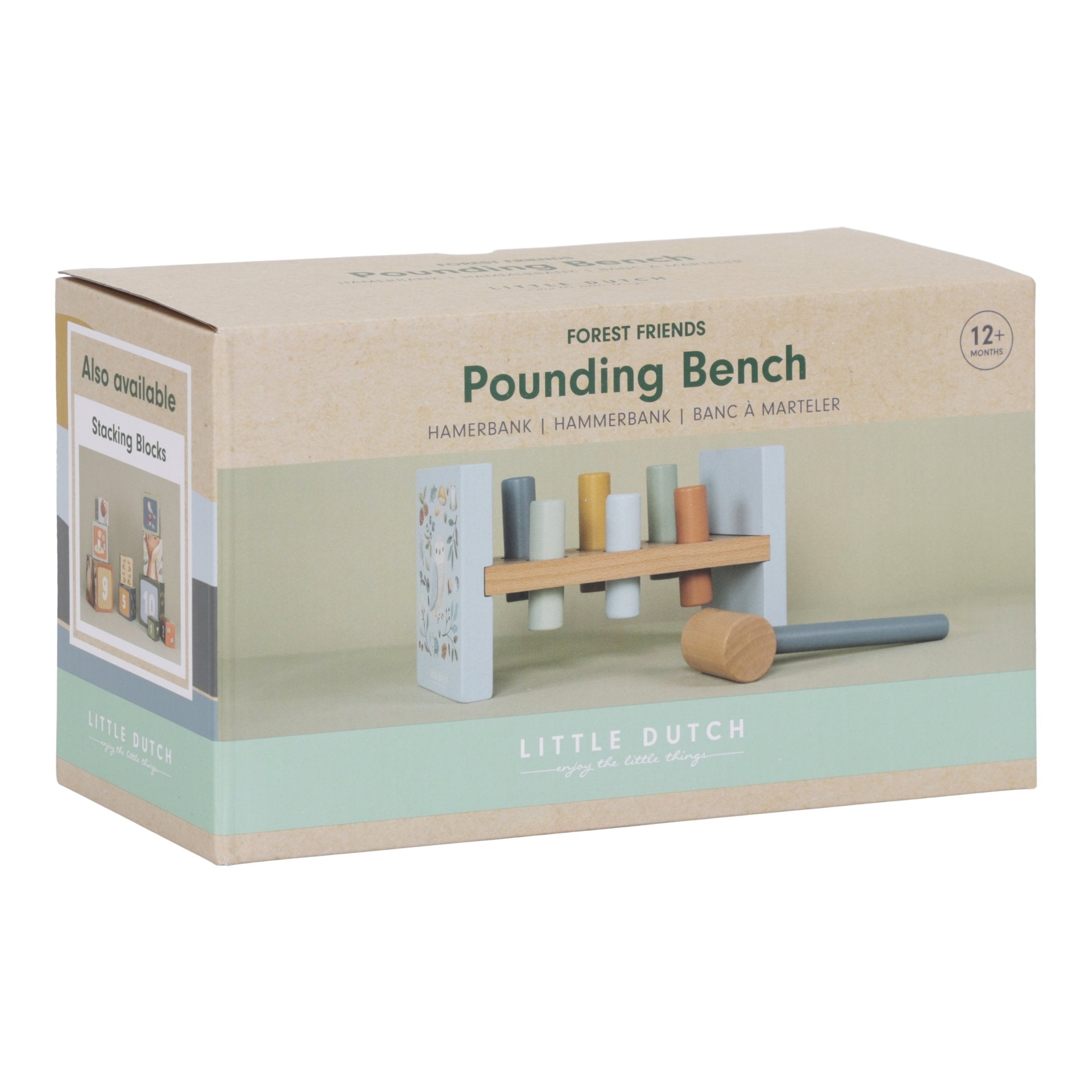 Pounding Bench FSC - Forest Friends - Enchanted Toys