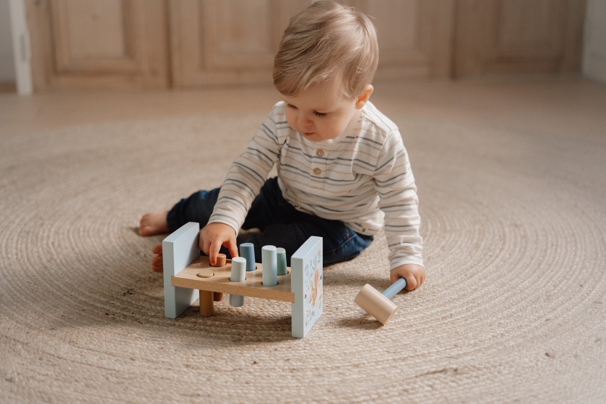 Pounding Bench FSC - Forest Friends - Enchanted Toys