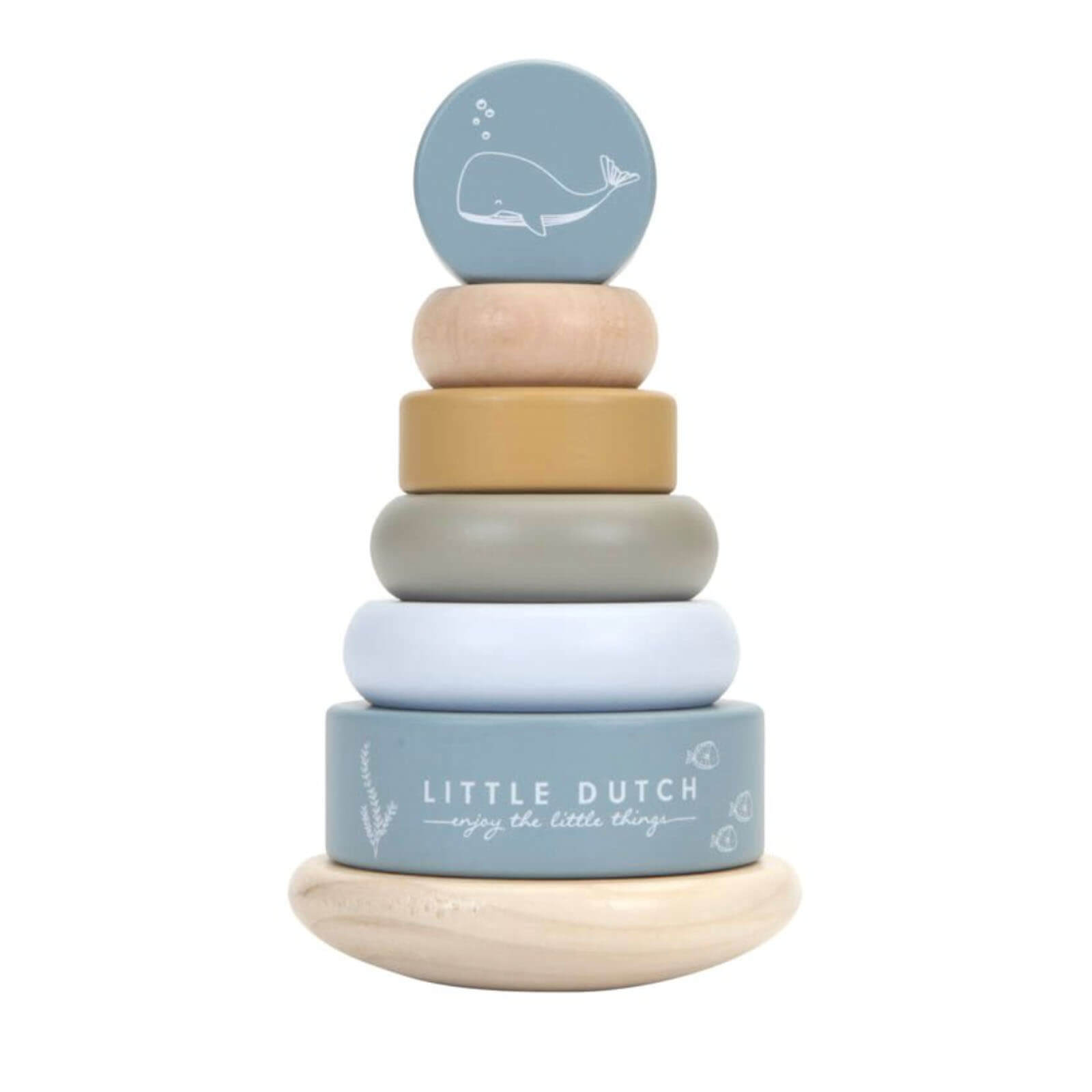 Rocking Ring Stacker FSC - Ocean - Enchanted Toys