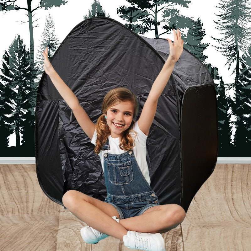 Sensory Black Pop Up Tent - Enchanted Toys