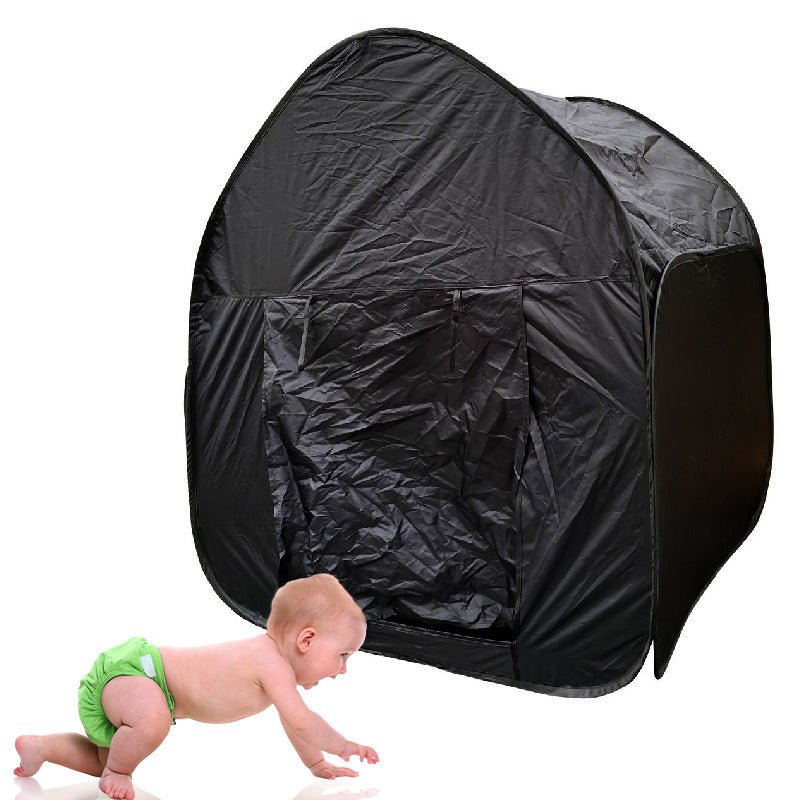 Sensory Black Pop Up Tent - Enchanted Toys