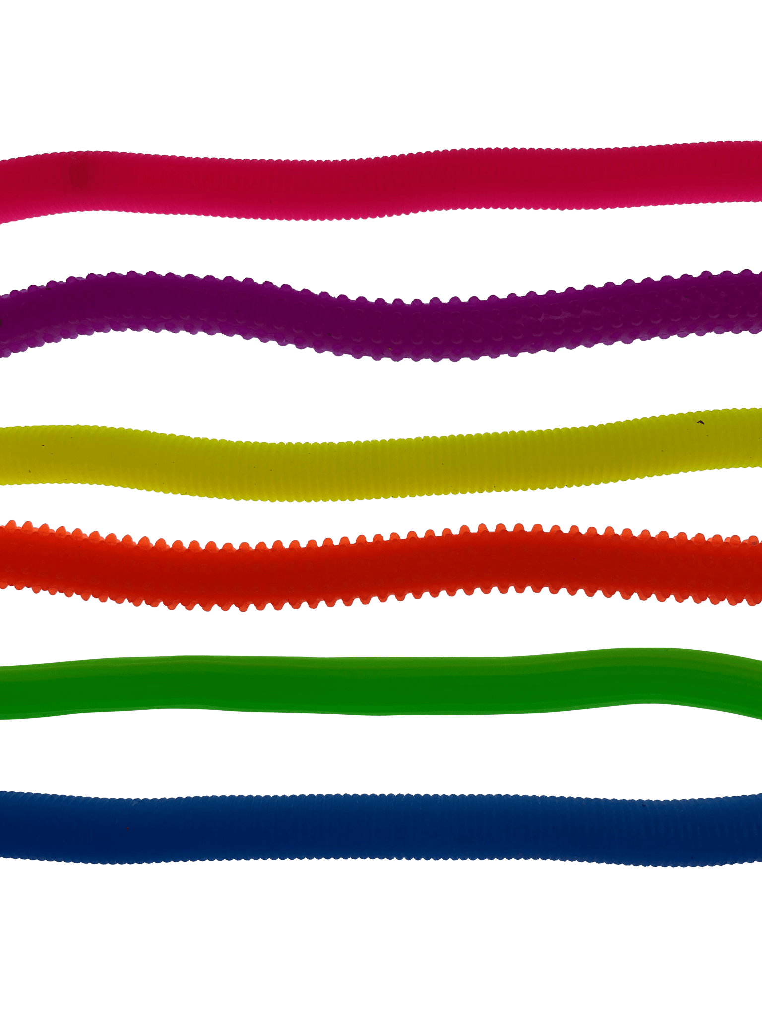 Sensory Fidget Textured Elastic Snakes (6 Pack) - Enchanted Toys