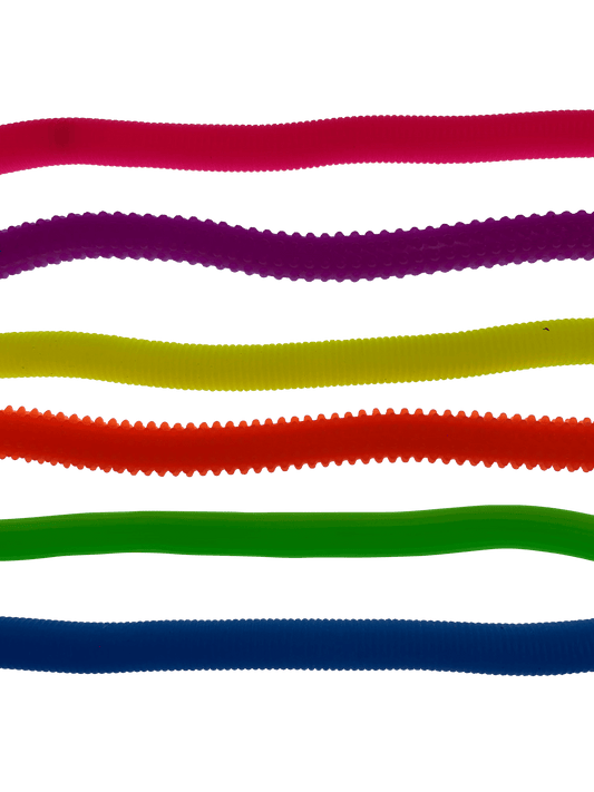 Sensory Fidget Textured Elastic Snakes (6 Pack) - Enchanted Toys