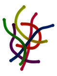 Load image into Gallery viewer, Sensory Fidget Textured Elastic Snakes (6 Pack) - Enchanted Toys