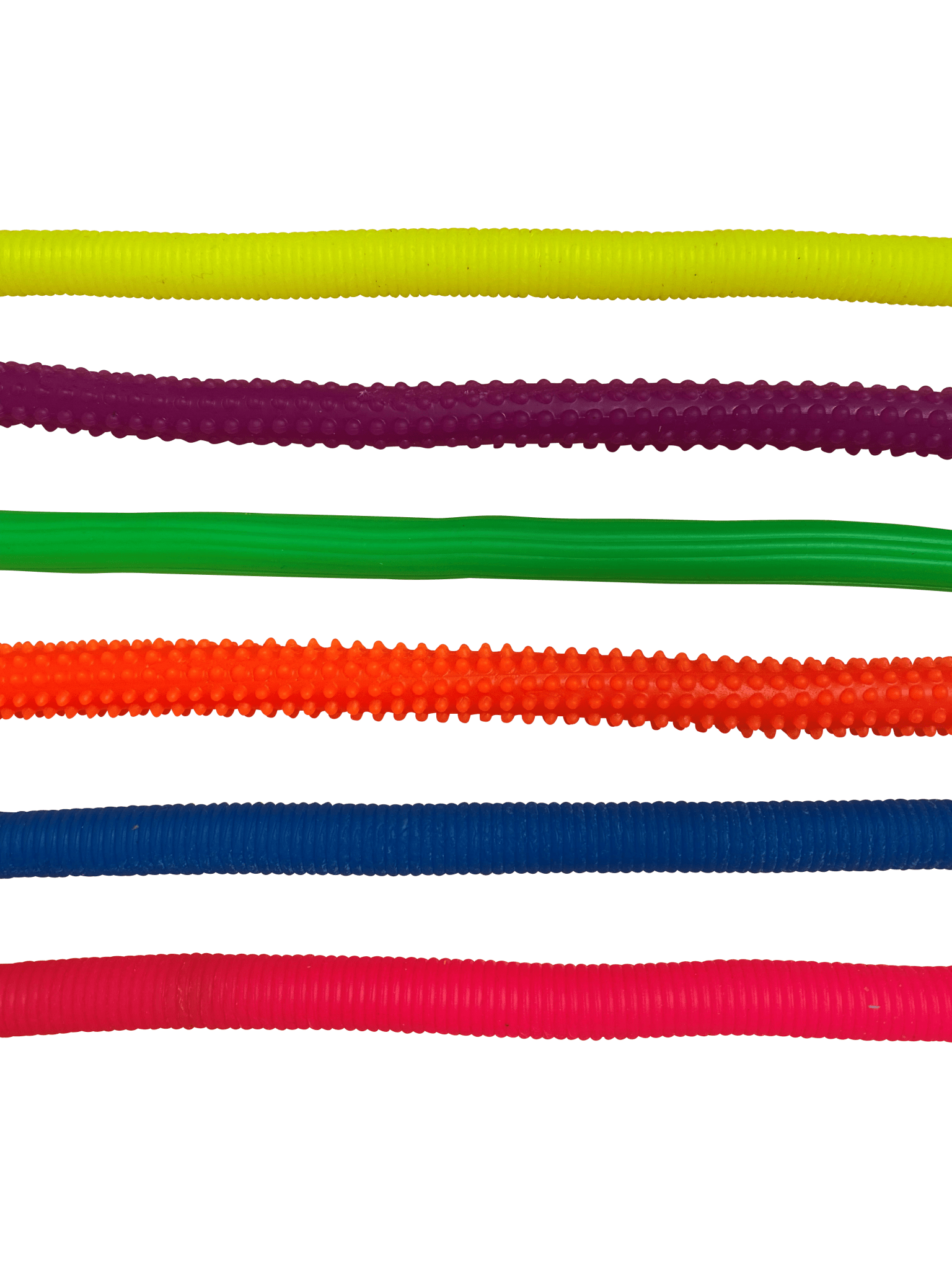 Sensory Fidget Textured Elastic Snakes (6 Pack) - Enchanted Toys