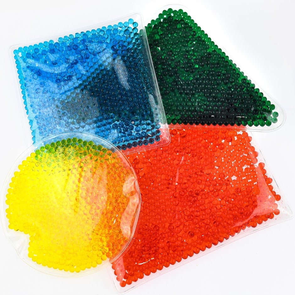 Sensory Soft Bead Filled Squidgy Shapes (4 pk) - Enchanted Toys