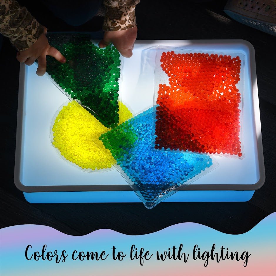 Sensory Soft Bead Filled Squidgy Shapes (4 pk) - Enchanted Toys