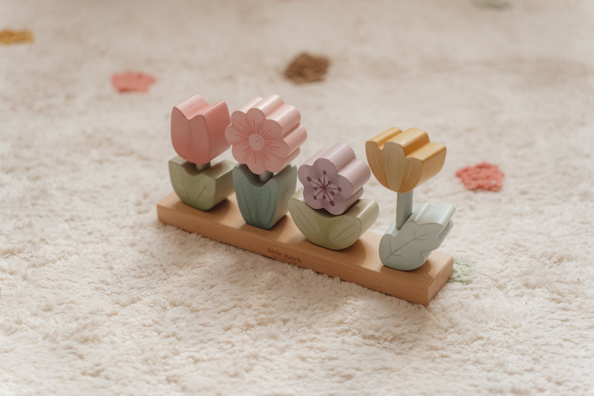 Stacking Puzzle Flowers FSC - Fairy Garden - Enchanted Toys