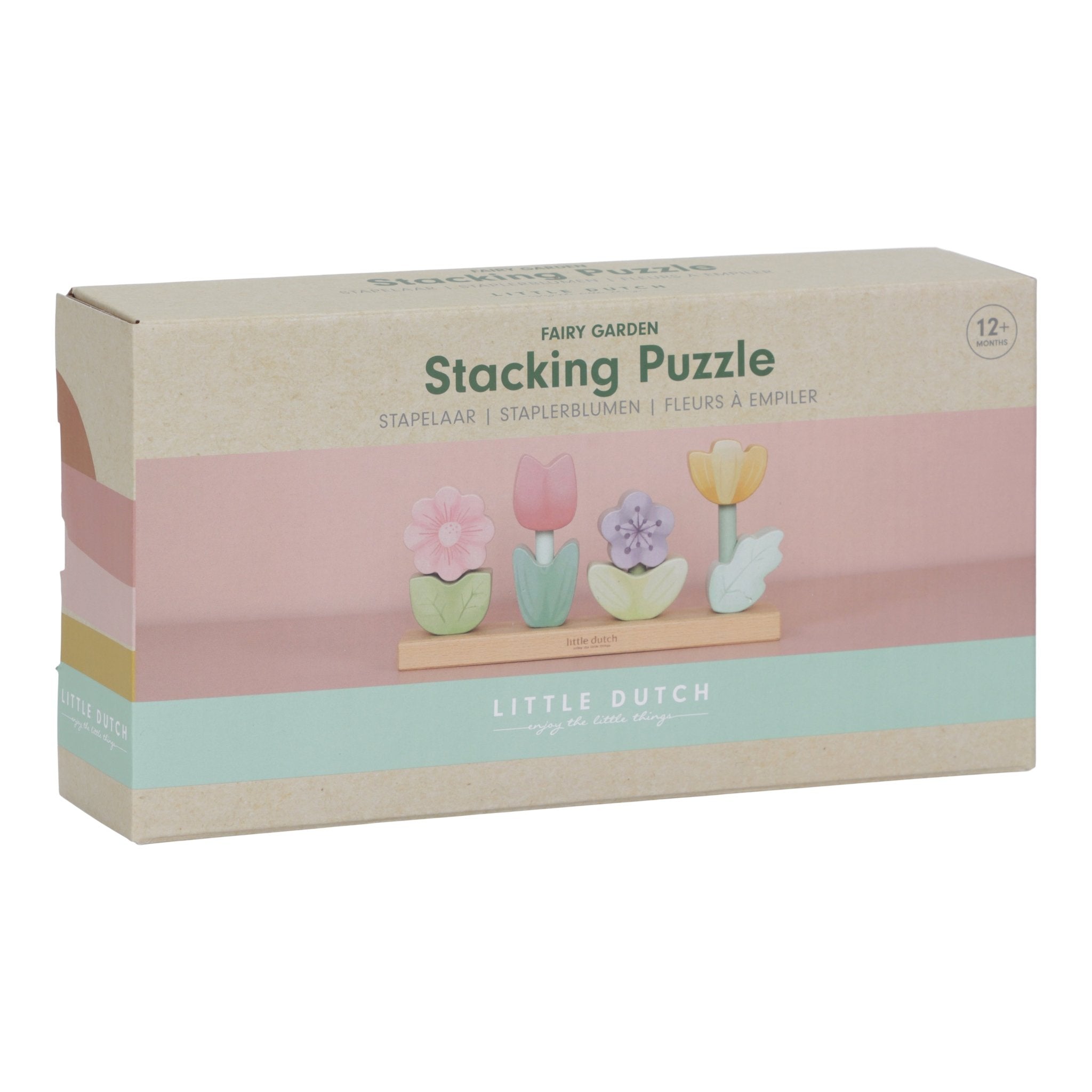Stacking Puzzle Flowers FSC - Fairy Garden - Enchanted Toys