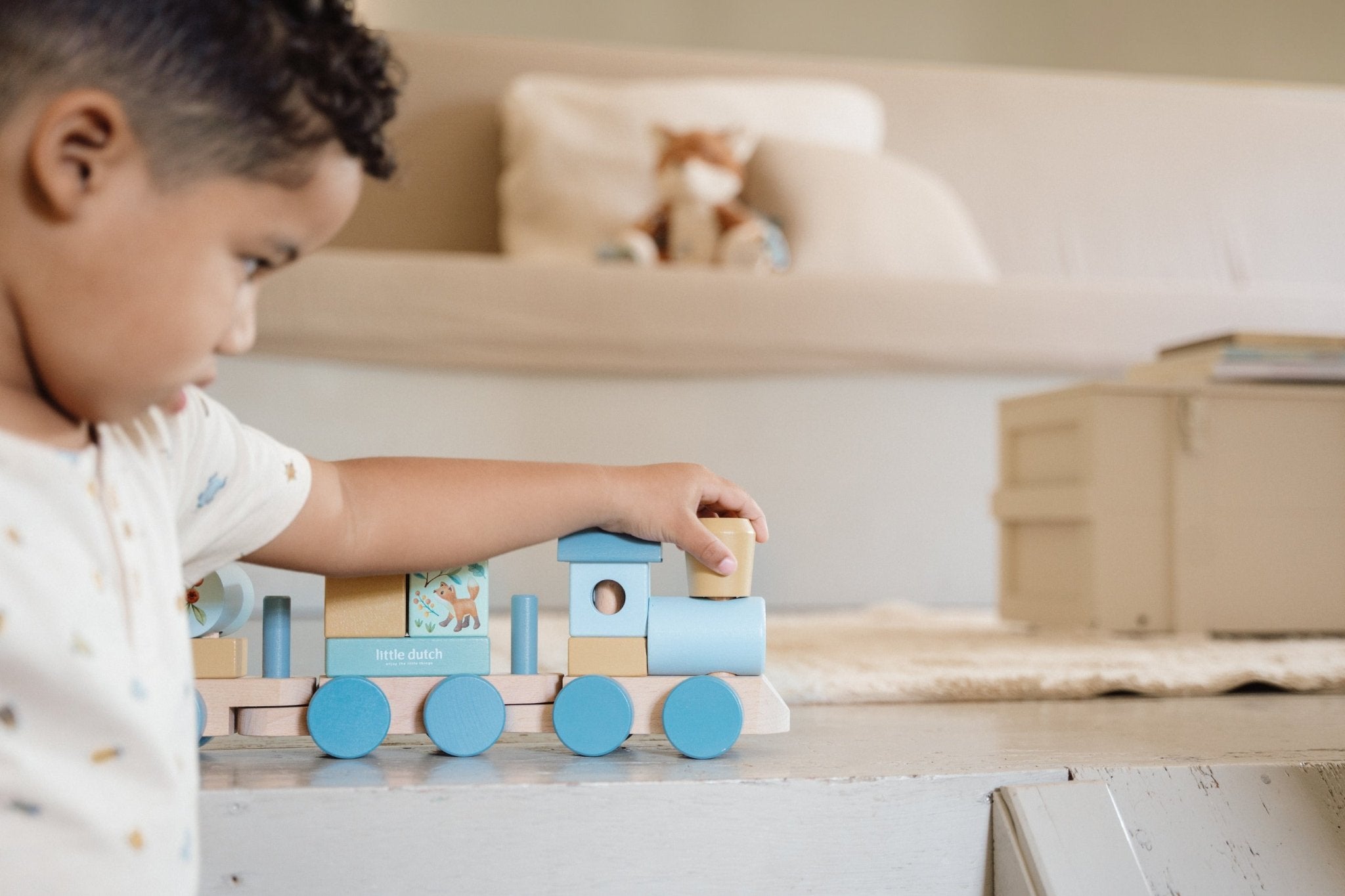 Stacking Train FSC - Forest Friends - Enchanted Toys