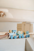 Load image into Gallery viewer, Stacking Train FSC - Forest Friends - Enchanted Toys
