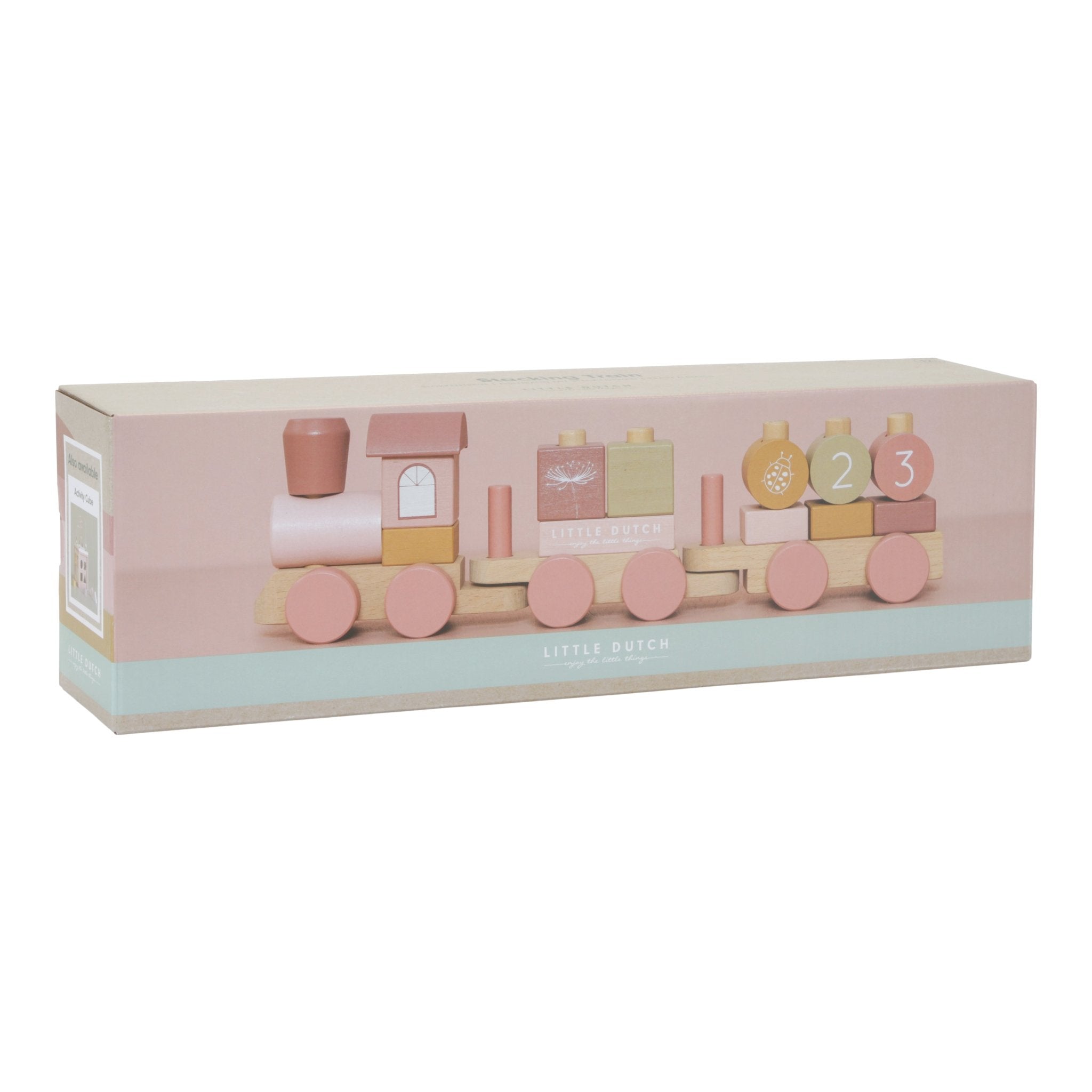 Stacking Train FSC - Wild Flowers - Enchanted Toys