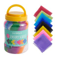 Load image into Gallery viewer, Tub of 10 Multi - colour Dance Scarves Baby Sensory Silk - Enchanted Toys